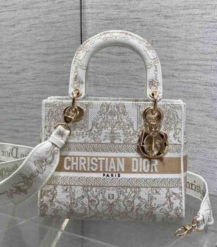 Dior Small Jolie Bag Tan Cannage Calfskin