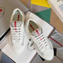 Prada Loafer Spazzolato Leather Platform Sole