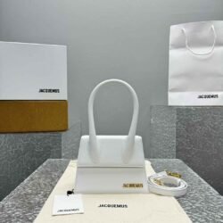 Jacquemus Le Bambino Long Shoulder Bag Suede