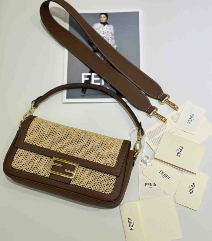 Fendi Flip Regular Bag Multicolor Canvas